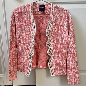 NIC+ZOE Textured orange and White